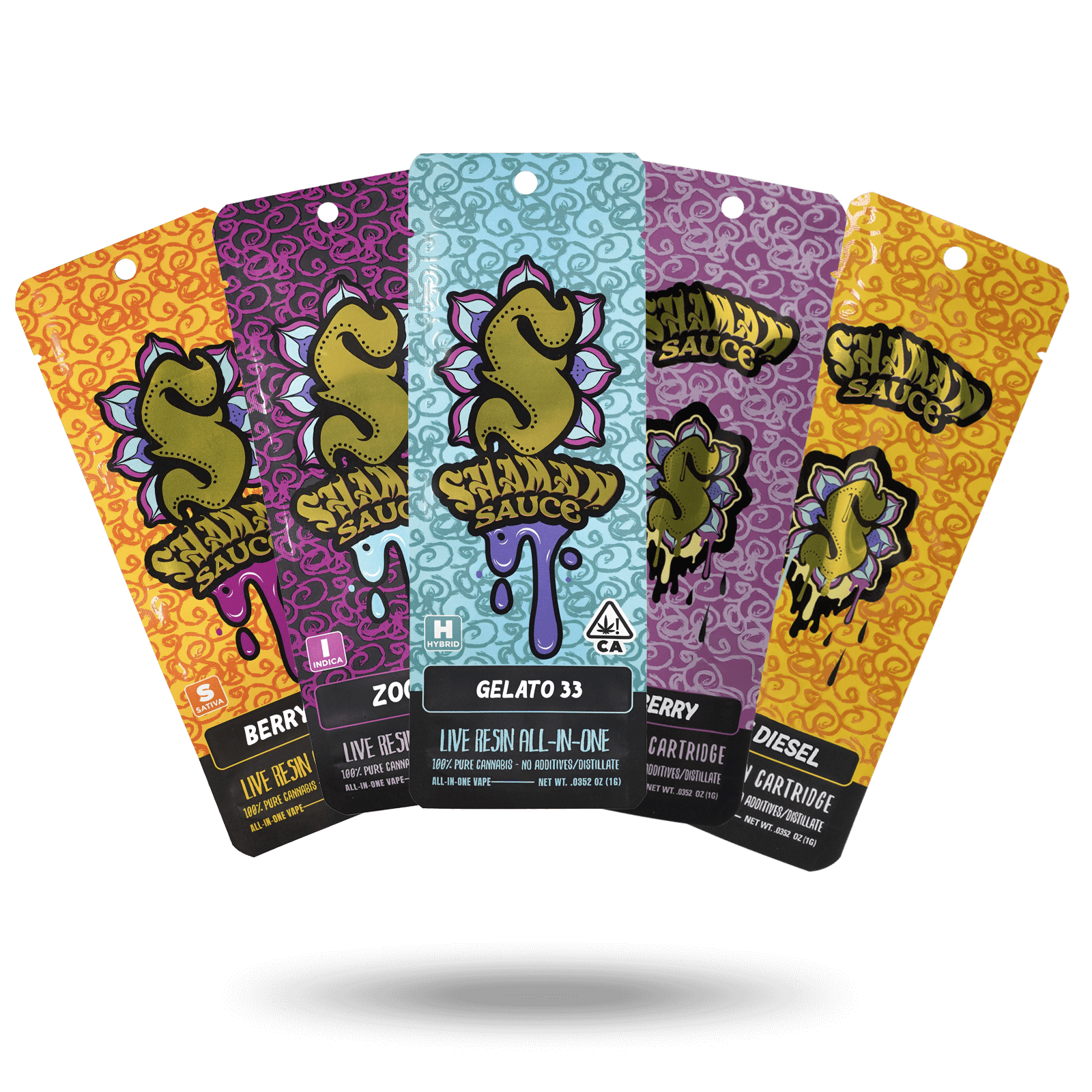 Shaman Extracts Packaging